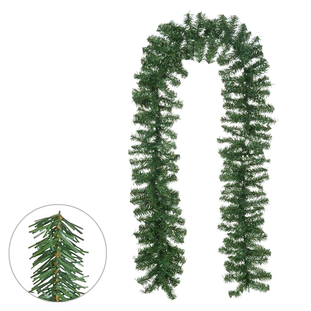 Festão Natal Aramado com 220 Tips 2.7M Verde Flor arte